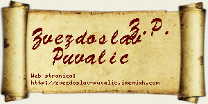 Zvezdoslav Puvalić vizit kartica